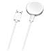 Base Di Ricarica In Metallo Compatibile Con Samsung Galaxy Watch - Supporto Di Ricarica Wireless White - Foto miniatura 4