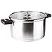 Set Di 3 Pentole In Acciaio Inox 16 / 18 / 20 Cm + Manico - 56610 - Foto miniatura 1