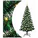 Albero di Natale artificiale con luci integrate Verde 210 cm - Foto miniatura 1