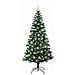 Albero di Natale artificiale con luci integrate Verde 210 cm - Foto miniatura 4