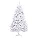 Albero di Natale Artificiale con Rami Pieghevoli Bianco 240 cm - Foto miniatura 4
