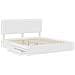 Letto con Contenitore Bianco 180 x 200 cm Legno multistrato - Foto miniatura 5