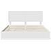Letto con Contenitore Bianco 180 x 200 cm Legno multistrato - Foto miniatura 8