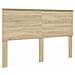 Testiera con testiera Rovere Sonoma 160 cm Legno multistrato - Foto miniatura 1