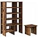 Mobile per scarpe 2 pcs Legno vecchio Legno multistrato - Foto miniatura 1