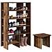Mobile per scarpe 2 pcs Legno vecchio Legno multistrato - Foto miniatura 3