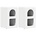 Comodino 2 pcs Bianco 29,5 x 33,5 x 50 cm Legno multistrato - Foto miniatura 1