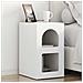 Comodino 2 pcs Bianco 29,5 x 33,5 x 50 cm Legno multistrato - Foto miniatura 2