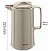 Borraccia termica 0.6L - Marlis 460 - Doppio strato in vetro - Senza BPA - Beige - Foto miniatura 2