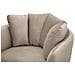 Poltrona Kiev Grigia In Velluto Con Gambe Dorate - Foto miniatura 5