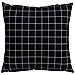 Cuscini Scatter a scacchi 4 pcs Quadro Nero 40 x 40 cm - Foto miniatura 5