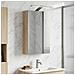 Mobiletto per specchio da bagno Rovere Sonoma 30 x 10,5 x 50 cm - Foto miniatura 4