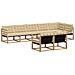 Set di divani da esterno con cuscino 8 pcs Bianco e Beige - Foto miniatura 1