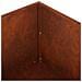 Vaso da giardino Ruggine 80 x 80 x 30 cm Acciaio Corten - Foto miniatura 6