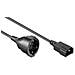 ICOC 067-NC-15 - Cavo di Alimentazione VDE C14 Maschio / Schuko Femmina 1,5m Nero - Foto miniatura 2