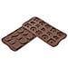 Stampo cioccolato buttons easy choc 35x30mm h. 16mm 112.5ml silicone - Foto miniatura 1