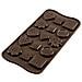 Stampo cioccolato buttons easy choc 35x30mm h. 16mm 112.5ml silicone - Foto miniatura 2