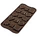 Stampo cioccolato buttons easy choc 35x30mm h. 16mm 112.5ml silicone - Foto miniatura 4
