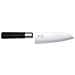 Coltello Santoku Cm 16,5 Linea Wasabi Black Di In Acciaio Inox Con Manico In Plastica - Foto miniatura 2
