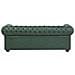 Divano Vintage A 3 Posti In Tessuto Similpelle Chesterfield - Foto miniatura 26
