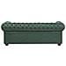 Divano Vintage A 3 Posti In Tessuto Similpelle Chesterfield - Foto miniatura 13