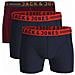 Intimo Jack & Jones Jaclichfield Trunks 3 Pack Abbigliamento Uomo S - Foto miniatura 1