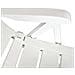 Sedie Reclinabili da Giardino 6 pz in Plastica Bianche - Foto miniatura 7