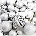Set Palline di Natale 100 pz 3/4/6 cm Marrone / Bronzo / Oro - Foto miniatura 2