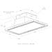 Cappa a Soffitto SKYDOME NO MOTOR A / 100 da 100 cm Aspirante Colore Bianco - Foto miniatura 6