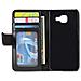Custodia Compatibile Con Samsung Galaxy A3 2015 In Nero Ossido - Coperchio Protettivo Con Chiusura Magnetica E 3 Slot Per Carte - Foto miniatura 9