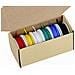 18awg Legare Elettrico Hook Up Wire Kit 082 Mm Filo Flessibile Del Silicone (6 Diverse Rocchetti Colorati 4 Metri) 600v Stranded Filo Ad Alta Temperatura Di Resistenza - Foto miniatura 2