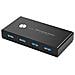 Usb 3.0 Selettore 2 A 4 Uscita Condivisione Periferiche Switcher Di Sicurezza 2 Computer Di Condivisione Dispositivi 4 Usb Per Mouse Tastiera Scanner Stampante Con Un Pulsante Scambio E 2 Pack Cavo Usb 3.0 - Foto miniatura 1