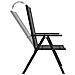 Sedie da Giardino Pieghevoli 6 pz in Textilene Nere - Foto miniatura 8