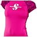 Rash Guard Short Upf5 Donna Rosa Xs - Foto miniatura 3