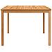 Tavolo Da Pranzo Per Giardino 110x110x77 Cm In Massello Di Teak - Foto miniatura 5