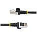 Cavo Ethernet CAT 6a - 7,5m - Nero - Cavo di rete LAN Low Smoke Zero Halogen (LSZH) - 10GbE 500MHz 100W PoE++ - Filo /Cavo patch schermato S /FTP con spinotto RJ45 antigroviglio e rilievi di trazione - Foto miniatura 3