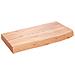 Piano Bagno Marrone 60x30x (2-6) cm Legno Massello Trattato - Foto miniatura 1