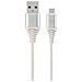 Cc-usb2b-ammbm-1m-bw2 Cavo Usb Usb 2.0 Micro-usb B Usb A Argento, Bianco - Foto miniatura 1