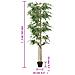 Albero Bambù Artificiale 988 Foglie 150 Cm Verde - Foto miniatura 7