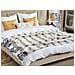 Coperta Cayir Cotone 130 X 170 Cm Beige - Foto miniatura 1