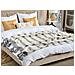 Coperta Cayir Cotone 130 X 170 Cm Beige - Foto miniatura 7