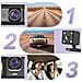 Dashcam Parabrezza Anteriore Posteriore Interno 1080p Led 2 Pollici - Foto miniatura 2