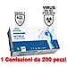 1Conf. da 200pz - Taglia S - Guanti in Nitrile Uso Medico Senza Polvere - Foto miniatura 1