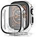 Cover+pellicola Proteggi Schermo Per Apple Watch 9/8/7 45mm Silver - Foto miniatura 1