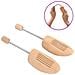 Tendiscarpe 2 Paia Eu 35-38 Legno Massello Di Loto - Foto miniatura 7