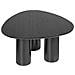 Tavolino Da Caffè Dacoma Nero - Foto miniatura 4
