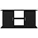 Supporto Acquario 121x41x58 cm Legno Multistrato Rovere Nero - Foto miniatura 4