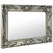 Lusso Casadino -  Specchio Da Parete Stile Barocco 60x40 Cm Argento - Foto miniatura 1