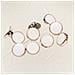 Eleganti Bottoni Per Camicie E Vestiti - Set Da 10 White  13 - Foto miniatura 2