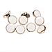 Eleganti Bottoni Per Camicie E Vestiti - Set Da 10 White  13 - Foto miniatura 1